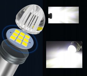 SKLEPLEDY ŻARÓWKA P21W LED XSTORM WSTECZNEGO COFANIA MOCNE 2