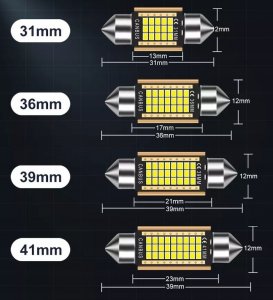 SKLEPLEDY ŻARÓWKA RURKA LED 31MM C3W C5W XSTORM 21SMD CANBUS 9