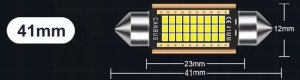 SKLEPLEDY ŻARÓWKA RURKA LED 41MM 42MM C3W C5W XSTORM CANBUS 4