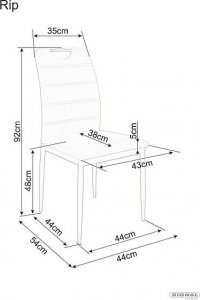 Signal Krzesło RIP VELVET beżowe 5