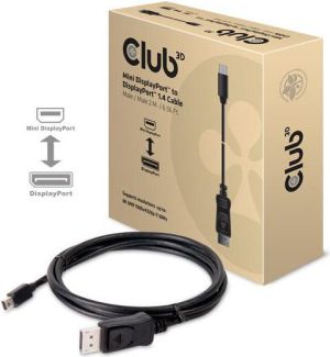 Kabel Club 3D DisplayPort Mini - DisplayPort 2m czarny (CAC-1115) 2
