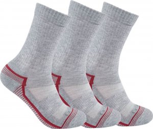 Carhartt Skarpety Carhartt Force Midweight Crew 3x Grey 2