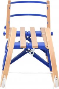 vidaXL vidaXL Składane sanki z oparciem, 110 cm, sklejka 2