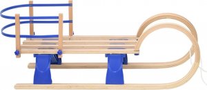 vidaXL vidaXL Składane sanki z oparciem, 110 cm, sklejka 3