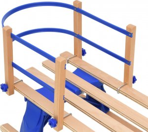 vidaXL vidaXL Składane sanki z oparciem, 110 cm, sklejka 5