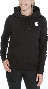 Carhartt Bluza Carhartt Clarksburg Sleeve Logo Hooded Black 3