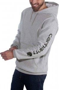 Carhartt Bluza Carhartt Midweight Signature Logo Grey 2
