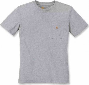 Carhartt Koszulka Carhartt WK87 Workwear Pocket S/S Grey 2