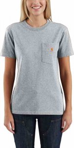 Carhartt Koszulka Carhartt WK87 Workwear Pocket S/S Grey 3