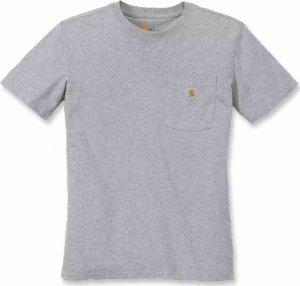 Carhartt Koszulka Carhartt WK87 Workwear Pocket S/S Grey 2