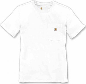 Carhartt Koszulka Carhartt WK87 Workwear Pocket S/S White 2