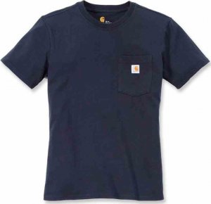 Carhartt Koszulka Carhartt WK87 Workwear Pocket S/S Navy 2