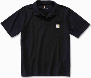 Carhartt Koszulka Carhartt Polo Contractor Work Black 2
