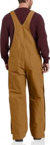 Carhartt Ocieplane Ogrodniczki Carhartt Firm Duck Brown 2