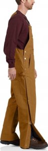 Carhartt Ocieplane Ogrodniczki Carhartt Firm Duck Brown 4