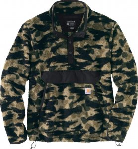 Carhartt Polar Carhartt Fleece Pullover Black Blind Duck 1