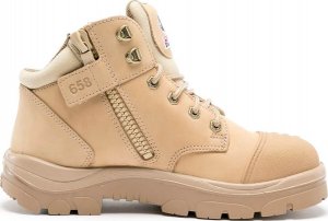 Steel Blue Buty Parkes Zip Scuff S3 Sand r. 43 6