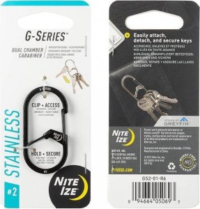 Nite-Ize Karabinek Nite Ize G-Series Dual Chamber Carab. #2 2