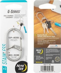 Nite-Ize Karabinek Nite Ize G-Series Dual Chamber Carab. 3 2