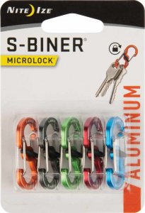 NiteIze Zestaw Karabinków Nite Ize S-Biner MicroLock Alum 2