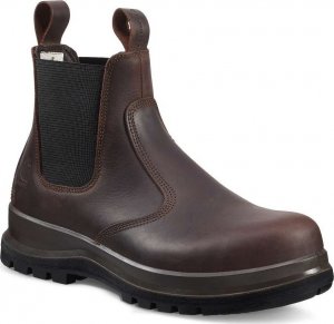 Carhartt Buty Carhartt Carter Chelsea Boot S3 Dark Brown 1