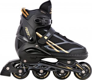 Rolki Croxer Radiant rekreacyjne regulowane czarne r. 42-45 2
