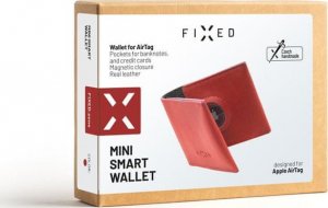 Fixed FIXED Mini Smart Wallet for AirTag - portfel z miejscem na AirTag czerwony 5