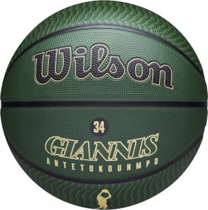 Wilson Wilson NBA Player Icon Giannis Antetokounmpo Outdoor Ball WZ4006201XB Zielone 7 1