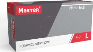 Master Rękawiczki jednorazowe nitrylowe r.L 100 szt. 1