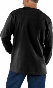 Carhartt Koszulka Carhartt Heavyweight pocket L/S Black 2