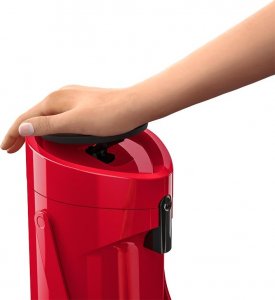 Emsa Emsa PONZA pump vacuum jug 1.9 liters (red (glossy), Comfort Press) 4