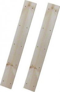 Wamar-Sosenka Noga 2 szt do regału MAXI wysokość 64 cm Naturalna Surowa Drewno sosnowe / Wamar-Sosenka 2