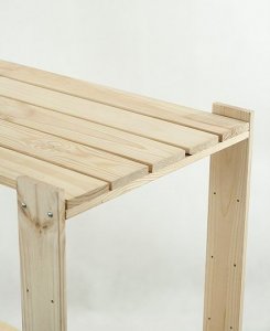 Wamar-Sosenka Półka ażurowa do regału MAXI 80x44,5 cm Drewno sosnowe 2