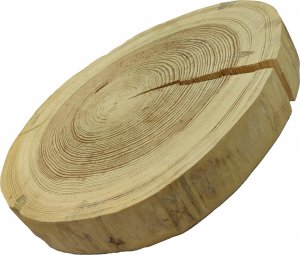 Wamar-Sosenka Okorowany Plaster Sosny 35-40 cm gr. 5 cm Szlifowany Drewno sosnowe Naturalny Surowy 1