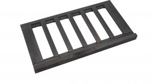 Wamar-Sosenka Półka 2 szt na skrzynki do regału drewnianego LSR Szary 70x33cm Olejowany 3