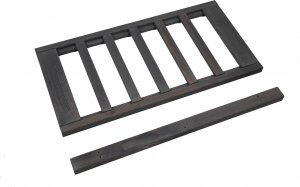 Wamar-Sosenka Półka 2 szt na skrzynki do regału drewnianego LSR Szary 70x33cm Olejowany 4