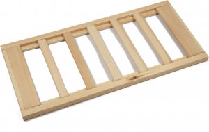 Wamar-Sosenka Półka na butelki 2 szt do regału drewnianego LSR Naturalny 70x33cm Surowy 3