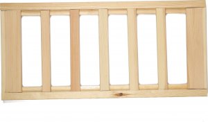 Wamar-Sosenka Półka na butelki 2 szt do regału drewnianego LSR Naturalny 70x33cm Surowy 4