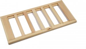 Wamar-Sosenka Półka na butelki 2 szt do regału drewnianego LSR Naturalny 70x33cm Surowy 5