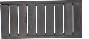 Wamar-Sosenka Półka prosta 2 szt do regału drewnianego LSR Szary 70x33cm Olejowany 3