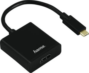Adapter USB Hama USB-C - HDMI Czarny  (001222120000) 1