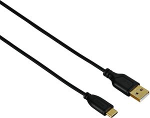 Kabel USB Hama USB-A - USB-C 0.75 m Czarny (001357840000) 1