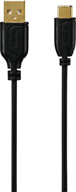 Kabel USB Hama USB-A - USB-C 0.75 m Czarny (001357840000) 3
