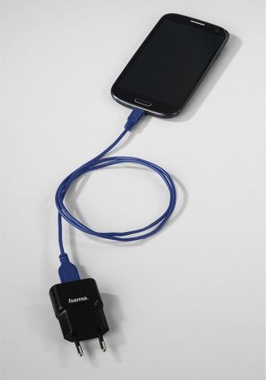 Kabel USB Hama USB-A - USB-C 0.75 m Niebieski (001357850000) 5