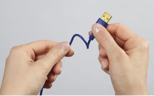 Kabel USB Hama USB-A - USB-C 0.75 m Niebieski (001357850000) 6