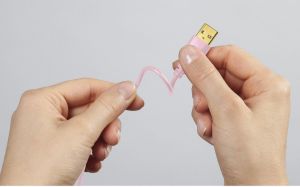 Kabel USB Hama USB-A - 0.75 m Różowy (001357870000) 6