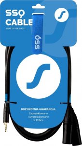 Kabel SSQ Jack 3.5mm - XLR x2 1m czarny (SS-1816                        ) 2