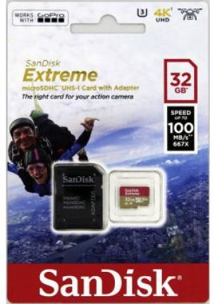 Karta SanDisk Extreme MicroSDHC 32 GB Class 10 UHS-I/U3 A1 V30 (SDSQXAF-032G-GN6AA) 5