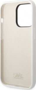 Karl Lagerfeld Etui Karl Lagerfeld KLHCP14LSNCHBCH Apple iPhone 14 Pro hardcase biały/white Silicone Choupette 7
