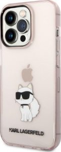 Karl Lagerfeld Etui Karl Lagerfeld KLHCP14XHNCHTCP Apple iPhone 14 Pro Max różowy/pink hardcase Ikonik Choupette 2
